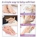 ALIVER Foot Peeling Mask - 5 Pack, Exfoliating Mask Make Feet Baby Soft, Foot Mask for Dry Cracked Skin, Peeling Away Dead Skin, Calluses - Lavender