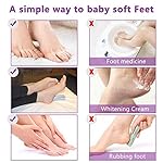 ALIVER Foot Peeling Mask - 5 Pack, Exfoliating Mask Make Feet Baby Soft, Foot Mask for Dry Cracked Skin, Peeling Away Dead Skin, Calluses - Lavender - Image 5
