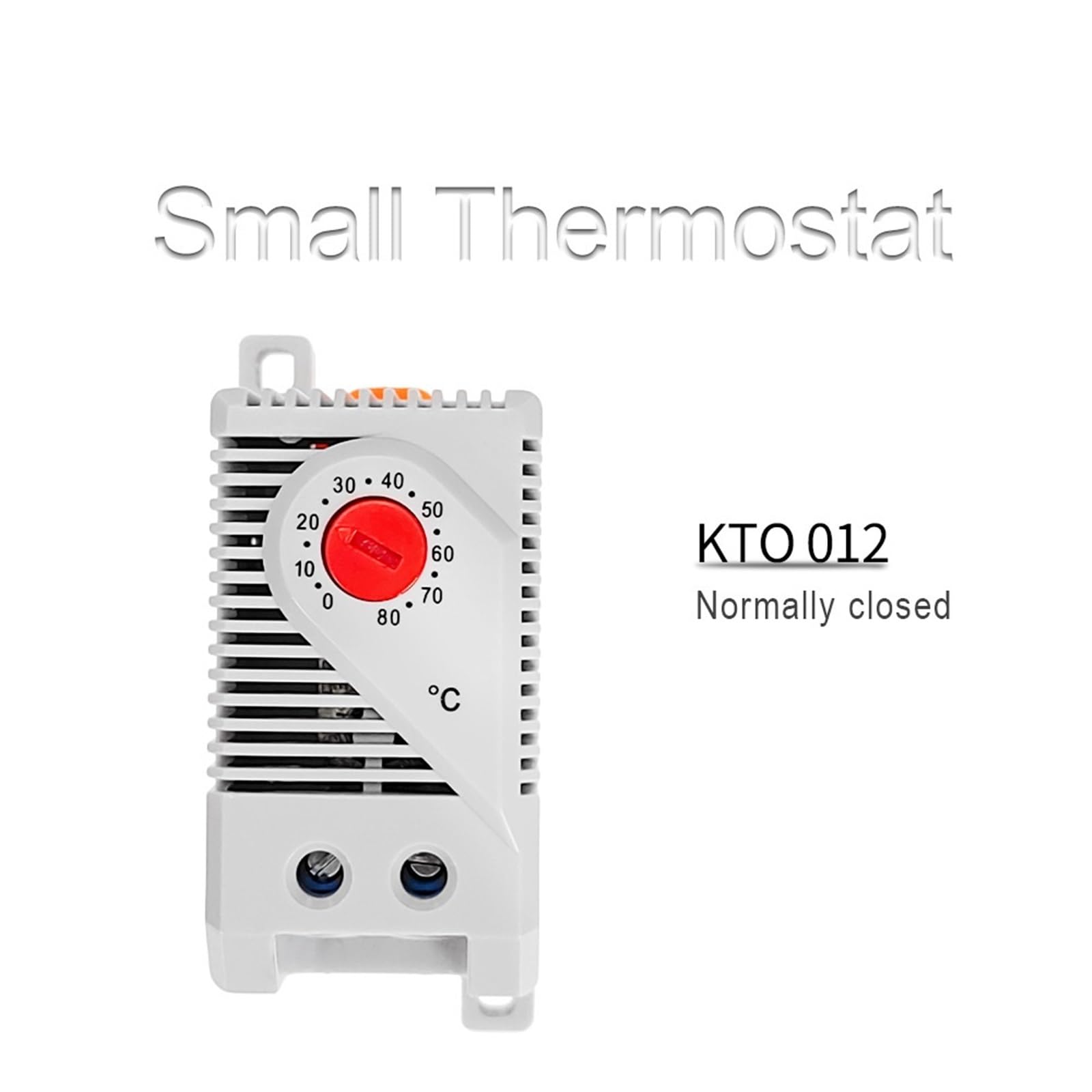 KTO011 mechaniczny termostat bimetaliczny, 3 sztuki, regulator temperatury do szaf rozdzielczych, do regulacji grzejników.