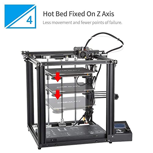 Image of 3IDEA Ender 5 Pro 3D Printer with Upgraded Silent Mainboard, Metal Extruder Frame, and Capricorn Bowden PTFE Tubing | Build Volume 220 x 220 x 300mm