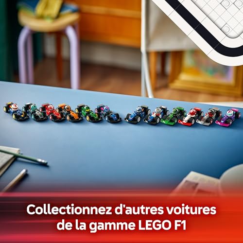 LEGO Voitures F1 à Collectionner Boîte mystère de 1 Maquette de Mini Voiture sur 12 véhicules de Collection avec Casques & Roues Mobiles Equipes Formule 1 Dont Ferrari Mercedes & Bull 71049 - vue 9