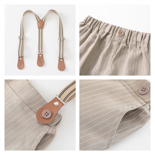 aus glattem Satin - Detailansicht von Volunboy Baby Jungen Anzug Set Test 2026 – Dealfoxx.de