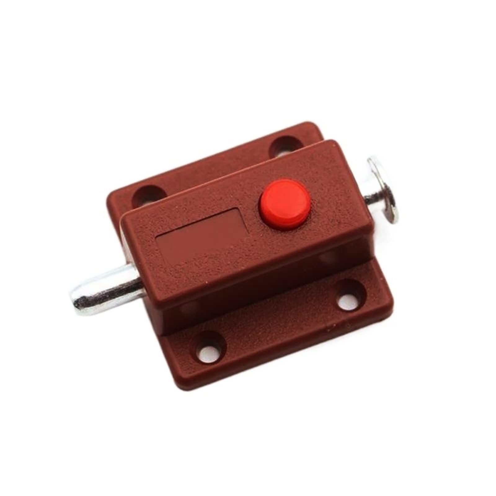 Nvsfzgiyg Rosso Cabinet Push Button Spring Load Automatic Door Bolt Latches Lock