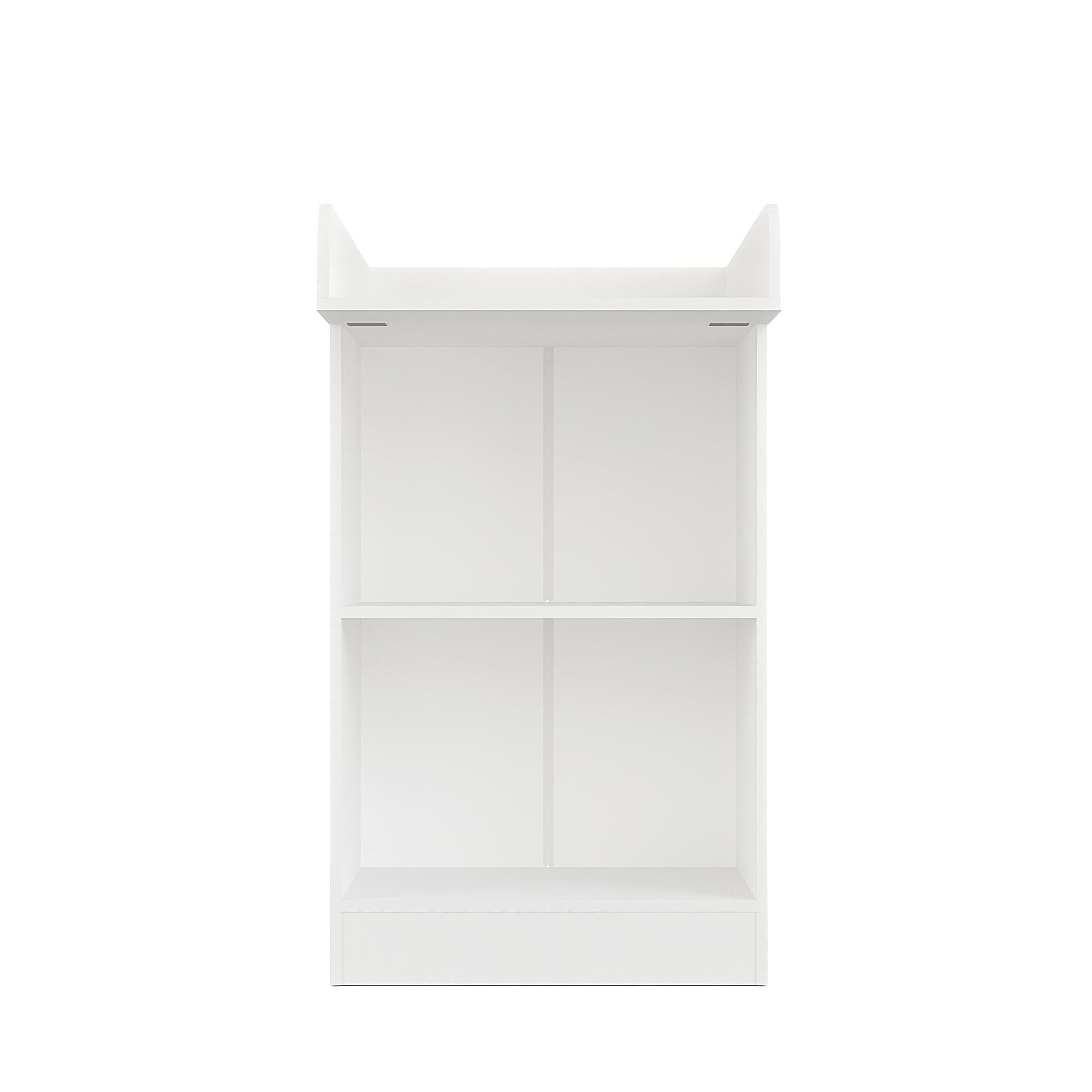 KOMTO Wickelkommode Weiß - Wickeltisch Schmal, Baby Kommode mit Wickelaufsatz abnehmbar, Baby Changing Table | Lulliblox M1