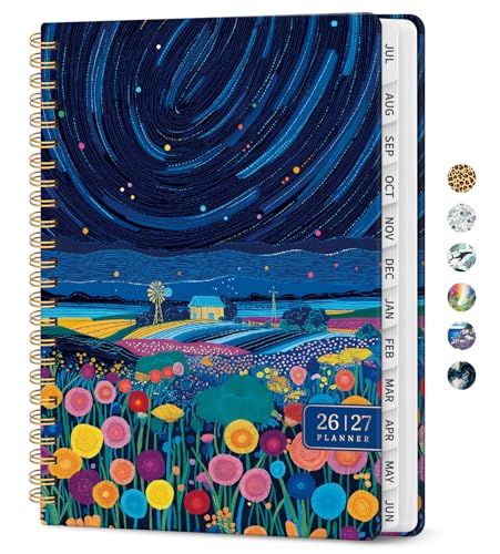 Taja Planner 2026-2027, Jul 2026-Jun 2027 Monthly & Weekly Calendar Planner