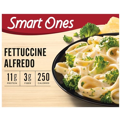 Smart Ones Fettuccine Alfredo Frozen Dinner, 9.25 oz Box