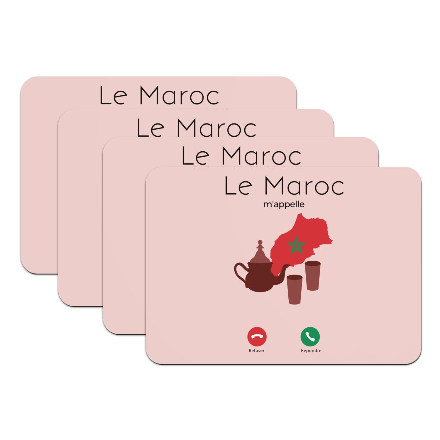 Set de table Maroc antidérapant pour protéger la table des taches et rayures