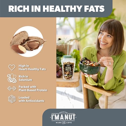 Image of Raw Broken Brazil Nuts, 4 lbs (64oz) - Premium Wild Harvested, High Selenium, Batch Tested Peanut & Gluten Free, Non-GMO, Kosher, Resealable Bag