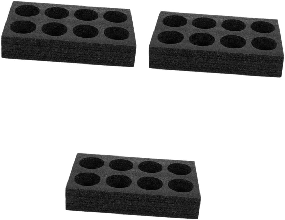 iplusmile 3pcs Beverage Take Out Fixing Tray Cotton Cup Holder for Drinks -Hole Design for Takeaway Packing and Secure Beverage Transport