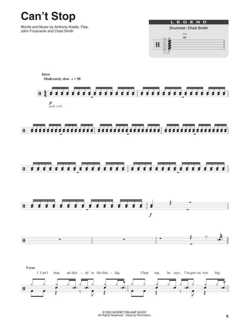 Red Hot Chili Peppers: Drum Play Along, Volume 31 | recueil play-along pour batterie intermédiaire avec audio en ligne | partitions rock funk avec accompagnement et playback interactif