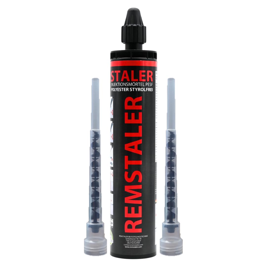 24x Remstaler VERBUNDMÖRTEL 300ml | -HÖCHSTE QUALITÄT- made in GERMANY | Injektionsmörtel | Montagemörtel | STYROLFREI