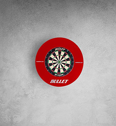 Bullet - Großes Dart-Turnierset - Inklusive Dartscheibe, 6 Steeldarts, Eva Surround Ring, Werfen – Bild 8