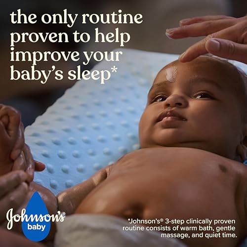 Image of Johnson's Moisturizing Bedtime Baby Lotion with Coconut Oil & NaturalCalm Aromas to Help Relax Baby, Hypoallergenic & Free of Parabens, Phthalates & Dyes, Mild Baby Skin Care, 13.6 fl. oz