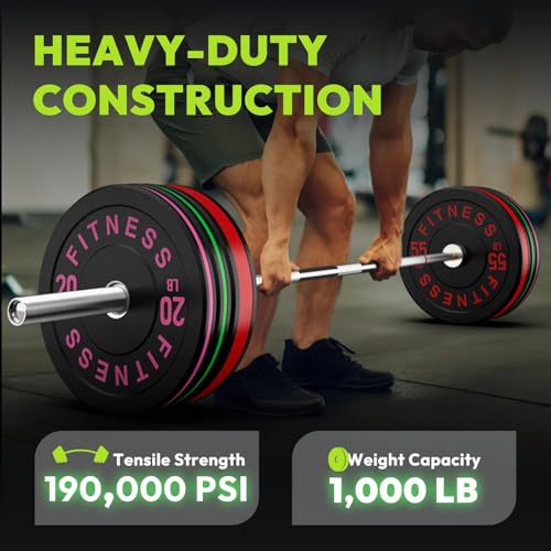 Image of Squat Rack with Pull Up Bar, Adjustable Power Racks for Home Gym, 800 lbs Capacity Bench Press Rack, Fits 6 & 7 FT Barbells for Strength Training