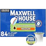 Maxwell House Decaf House Blend Medium Roast K-Cup Coffee Pods (84 ct., Box)