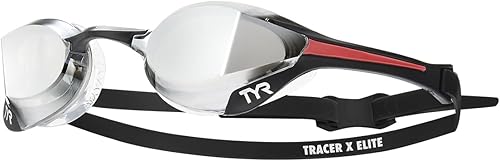 Miniatura 9 de TYR Tracer x Elite Mirrored Race - Gafas de carreras doradas, naranja y negro, NA