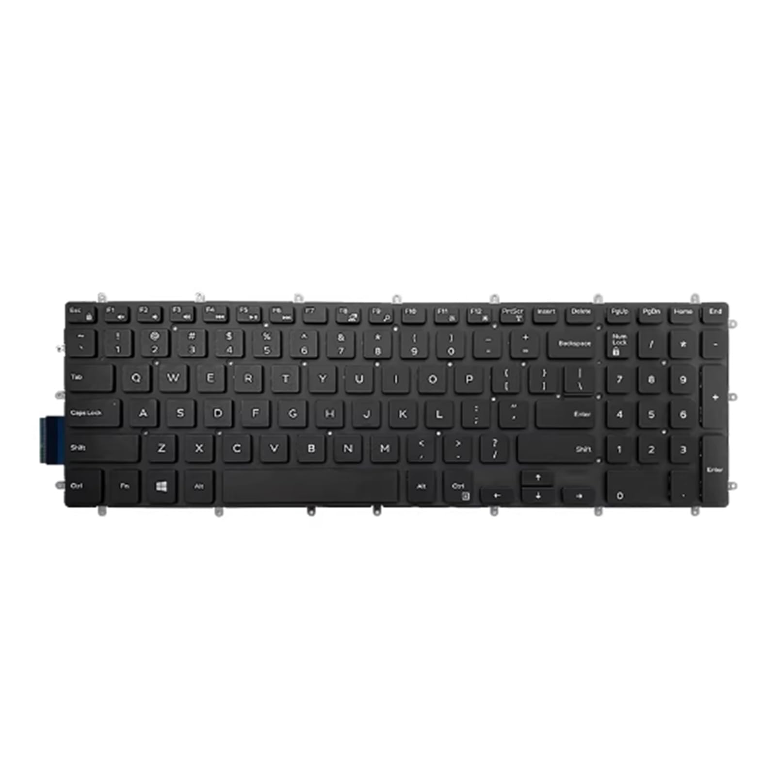 Teclado Dell Vostro 15 3580 para programar y redactar en US Layout 2