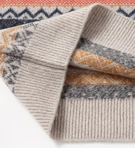 Rivccku Men`s Jumper 100% Pure Cashmere Long Sleeve Pullover Knitted Sweaters for Jumpers4