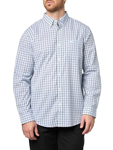 Dockers Mens Classic Fit Long Sleeve Signature Iron Free Shirt with Stain Defender