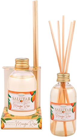 Aromatizador de Ambiente Manga Rosa 165 ml Difusor com 5 Varetas, Salutar Menor preço em Aromatizador de Ambiente Manga Rosa 165 ml Difusor com 5 Varetas, Salutar