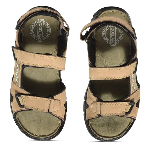 Image of Woodland Men Paris Khaki Sandal
