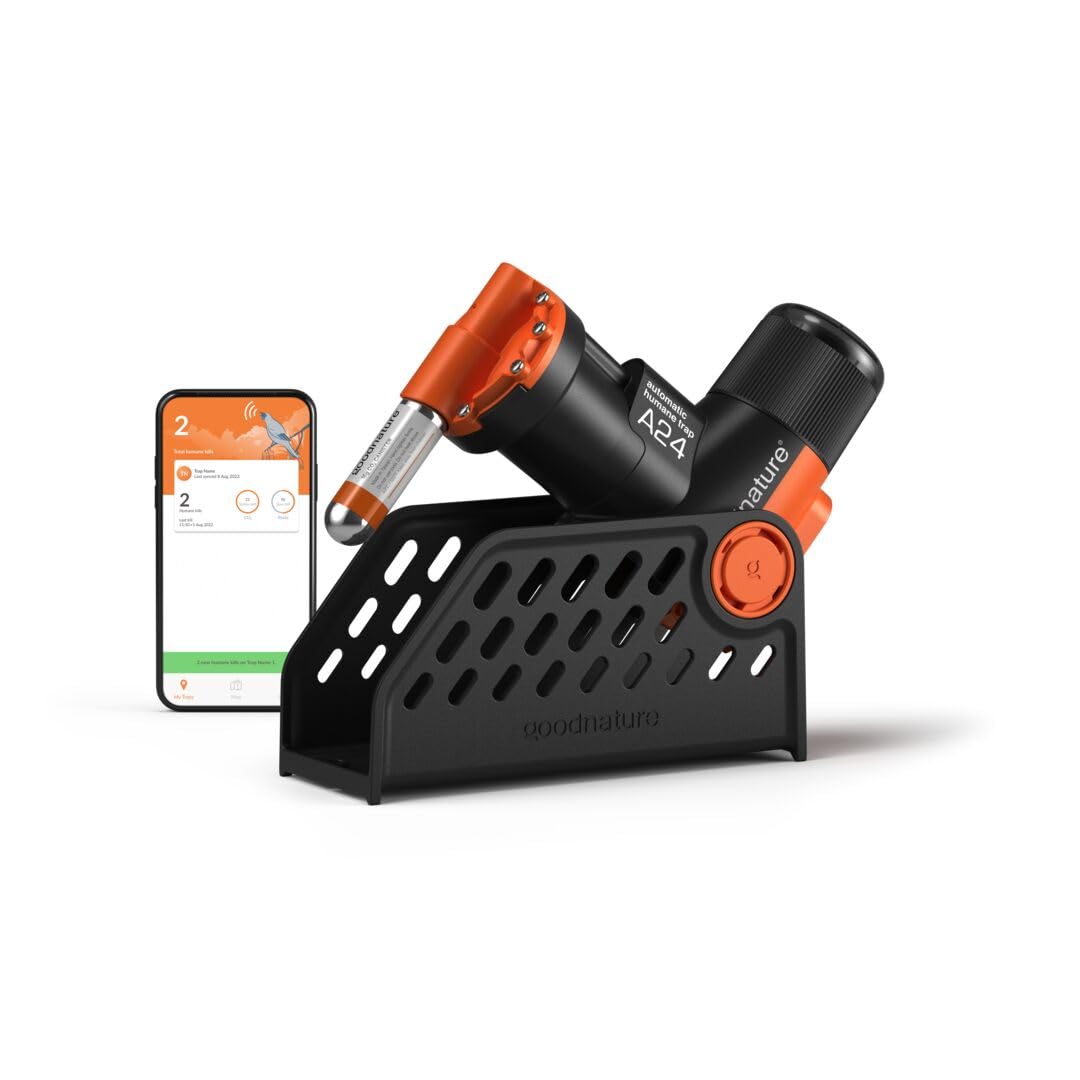 Goodnature Smart Trap Kit | Bluetooth™ Connected, Automatic, Self-Resetting & Non-Toxic Lethal Rat & Mouse Trap Kit | A-Class NAWAC Humane & STAO approved