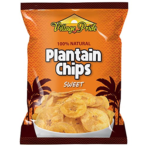 Village Pride Plantain Chips Sweet 75 g (Pack of 24)