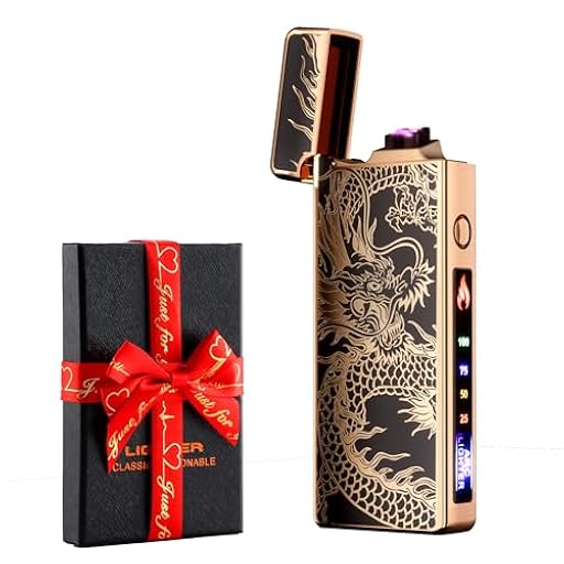 Dachance Cool Gifts Electric Lighter for Men Dad Him Digital Counter Bettary Display Windproof Flameless Plasma USB Rechargeable ARC Birthday Gifts for Men, Boyfriend, Husband (dragón) | Ya disponible en tu tienda friki favorita! En mundofriki.es! Dachance Cool Gifts Electric Lighter for Men Dad Him Digital Counter Bettary Display Windproof Flameless Plasma USB Rechargeable ARC Birthday Gifts for Men, Boyfriend, Husband (dragón) | Ya disponible en tu tienda friki favorita! En mundofriki.es!