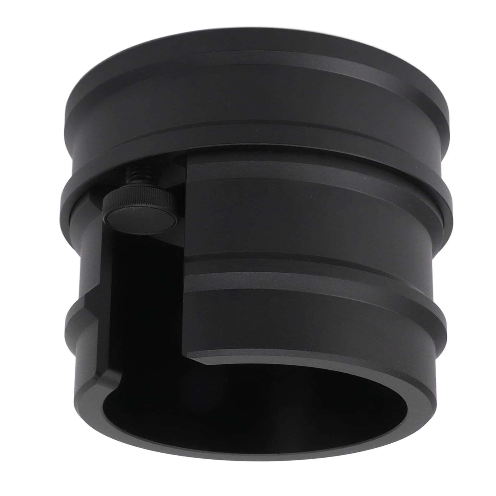 Uchwyt na kolbę do kawy Stojak na ubijak do espresso Podwójna głowica ze stopu aluminium Stabilna podstawa Precyzyjna kontrola ciśnienia do ekspresów do kawy 51 mm 53 mm 58 mm (Czarny)