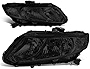 DNA Motoring HL-OH-HC12-SM-CL1 Smoke Lens Headlights Replacement For Civic Sedan Coupe