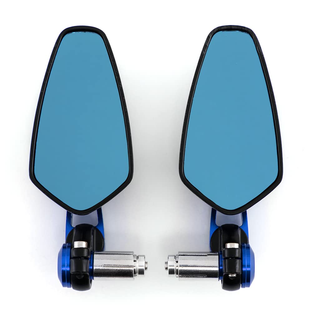 Universal Motorrad Spiegel 360° Drehbarer Aluminium Lenkerendenspiegel motorrad rückspiegel Kompatibel mit Quad Scooter ATV