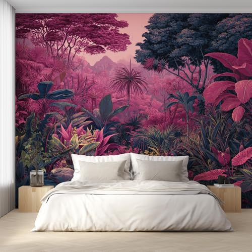Papier peint panoramique jungle tropicale 450x315 cm fresque murale ssh-2 - 4