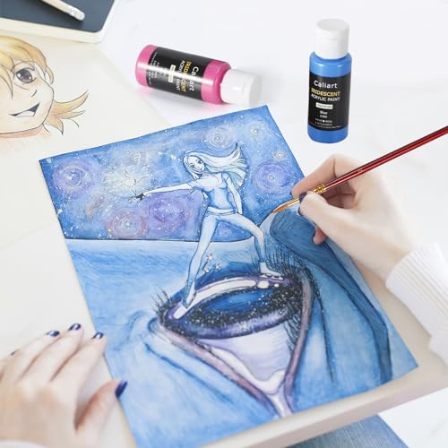 28% Off Caliart Iridescent Acrylic Paint Kit with 24 Colors - Image 5