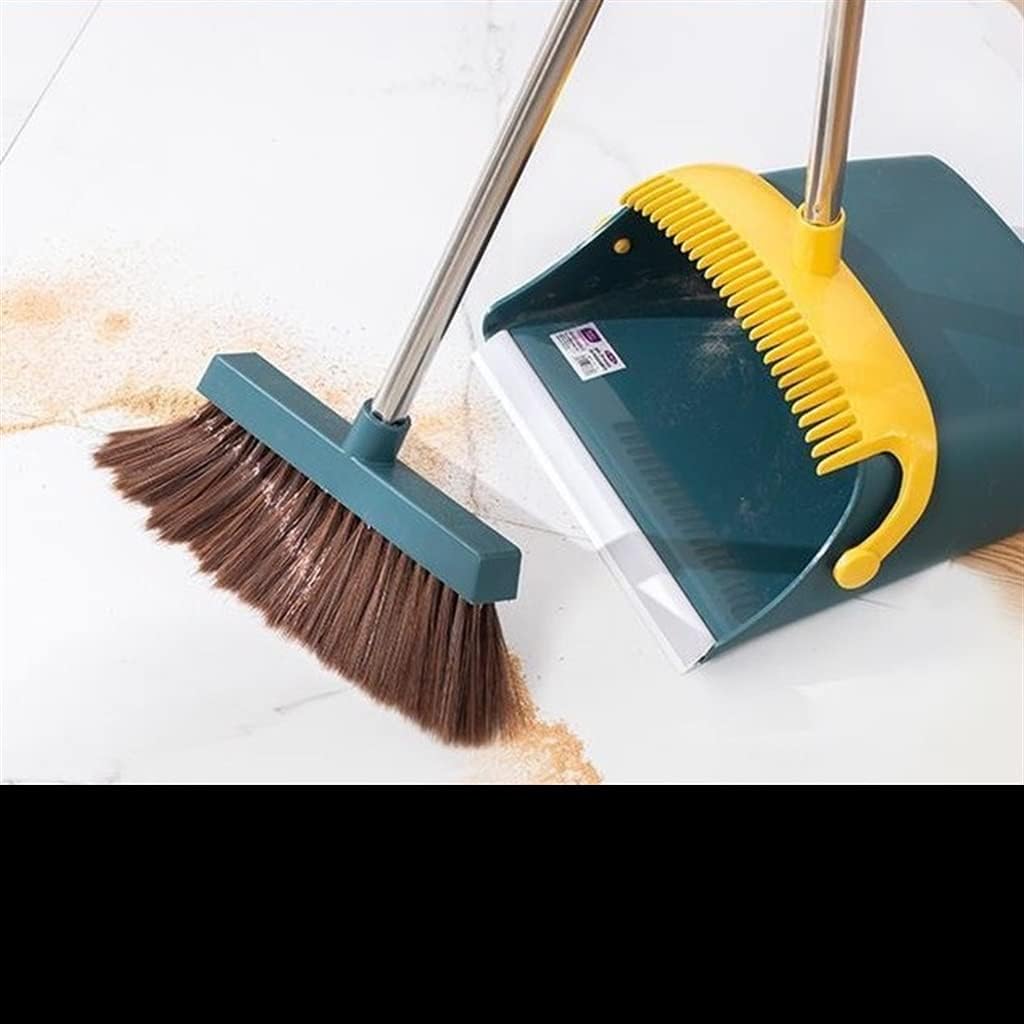 Floor Cleaning Broom Set Mop Sweeper Multifunctional Household Dust-Free Dustpan image 5