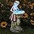 Voveexy Fairy Garden Statue, Solar Garden Angel Figurine Outdoor Decoration Waterproof Resin Garden Sculpture for Patio Yard Lawn Porch Art Decoration Ornament Housewarming Christmas Birthday Gift