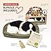 Border Collie - Pet Mate/Nap Breathing Life Like Sleeping Dog in Bed Sleeping Pet