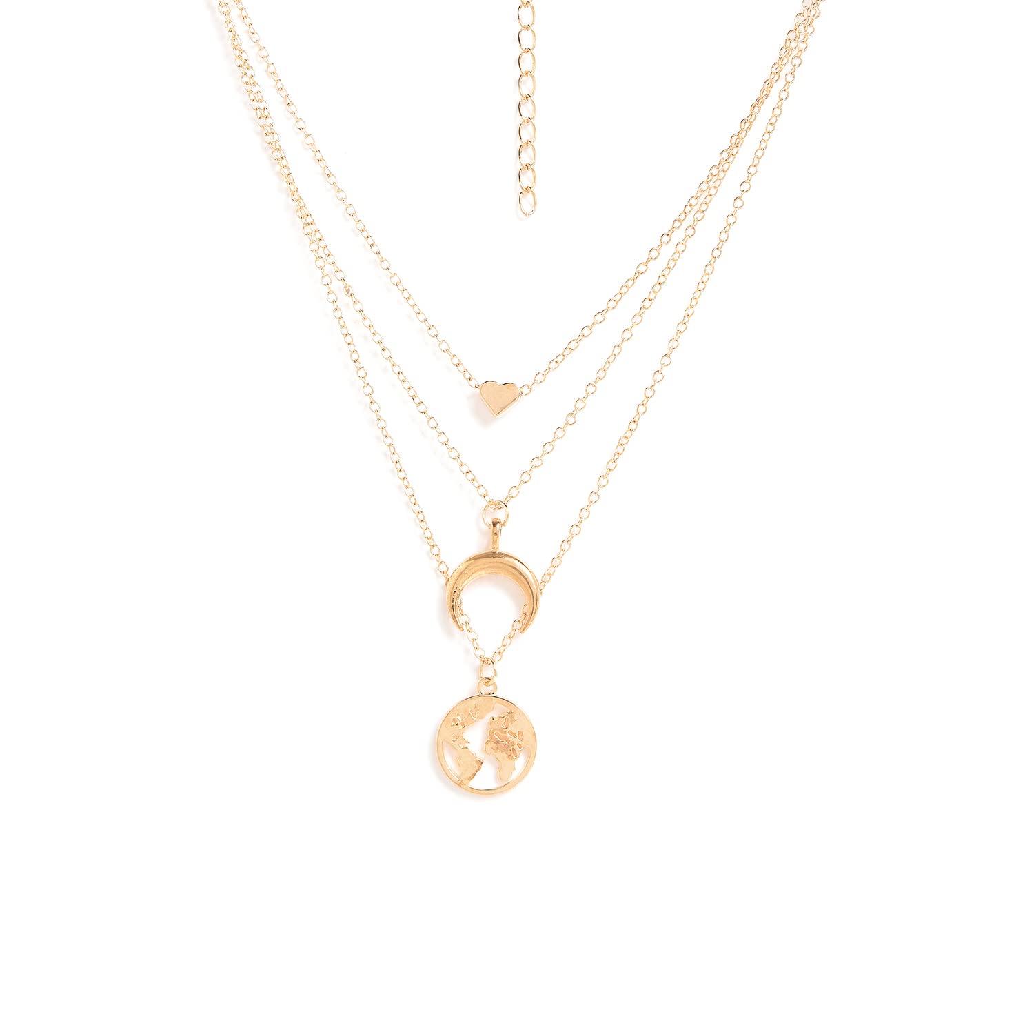 See full amazon price history chart for SOHI Pack of 3 Gold Plated Multilayer Chain Necklace for Women and Girls | Multilayer Pendant with Chain Necklace | chain set for women | chain with pendant for women | dainty jewellery SOHI Pack of 3 Gold Plated Multilayer Chain Necklace for Women and Girls | Multilayer Pendant with Chain Necklace | chain set for women | chain with pendant for women | dainty jewellery (B09VBFCC21) Amazon Price History, Amazon Price Tracker
