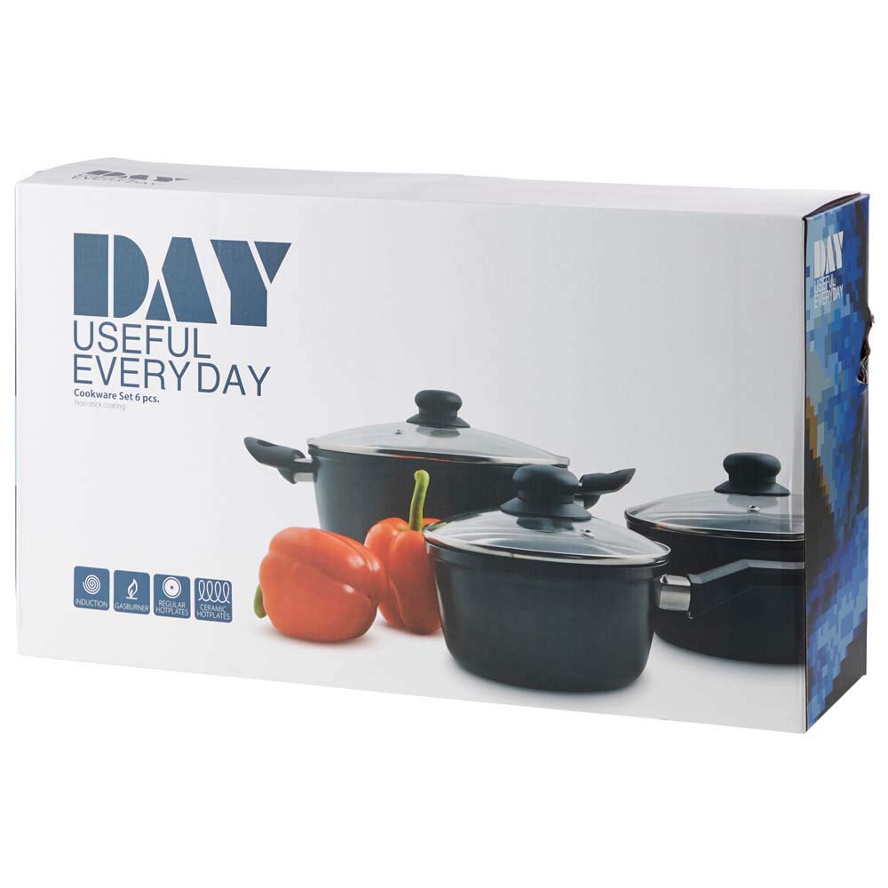 BATERÍA COCINA 3 PIEZAS C/TAPA