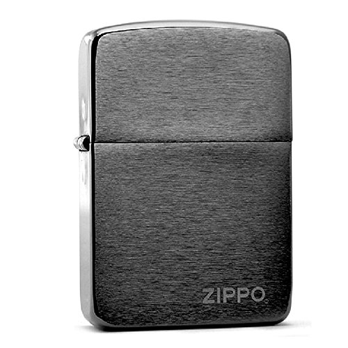 Zippo Lighter Zippo Logo, Black Ice