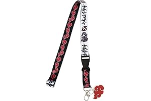 Akatsuki Keycard and Key Holding Lanyard