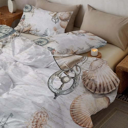 Housse de Couette Microfibre Douce 220x240 Rétro