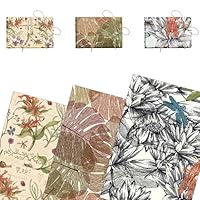 Magicamente Carta – Carta Per Decoupage Natale, Set 3 Fogli 68x99 Cm, 120 G Decorata Con Oro In Polvere, Carta Decorativa Per Scrapbooking E Regali Natalizi Made In Italy