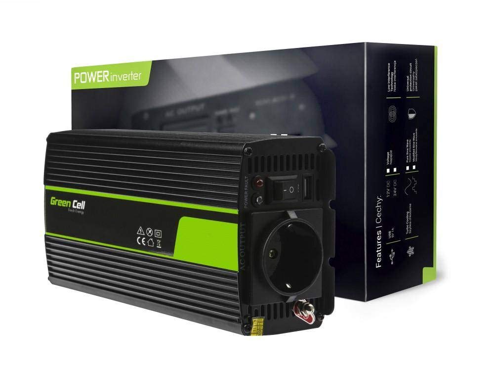 1000W DC 12V a AC 230V Convertidor convertidor de Corriente con USB