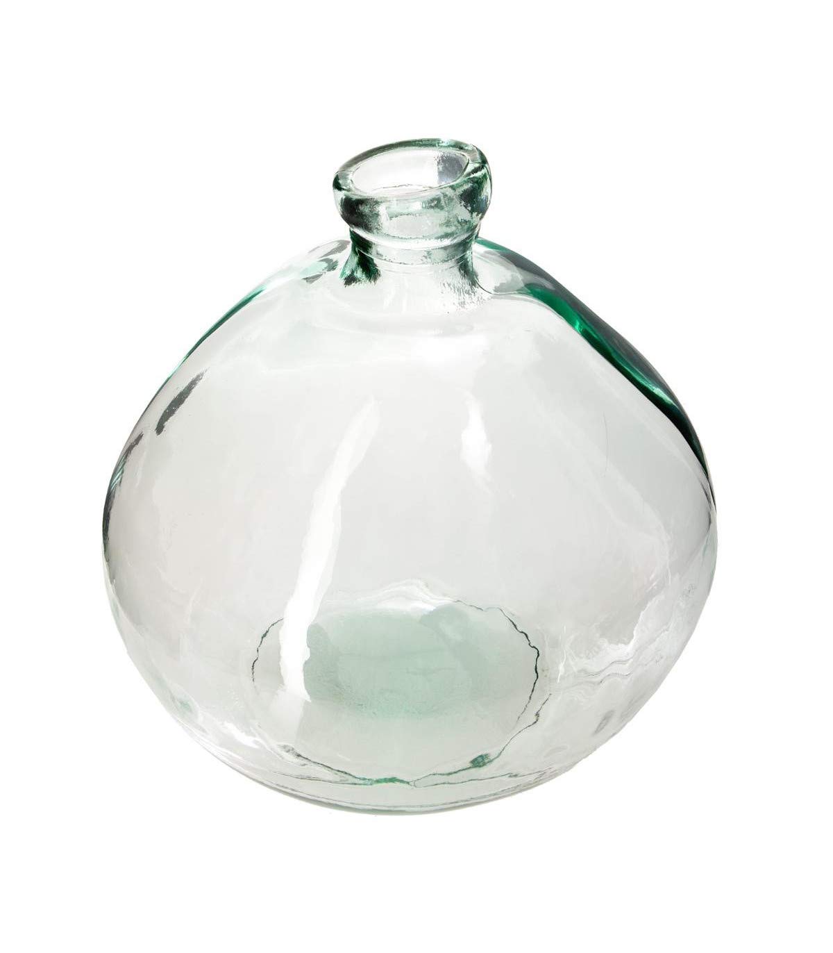 Vaso Lady Jeanne in vetro riciclato trasparente D33 cm - Atmosphera designer di interni