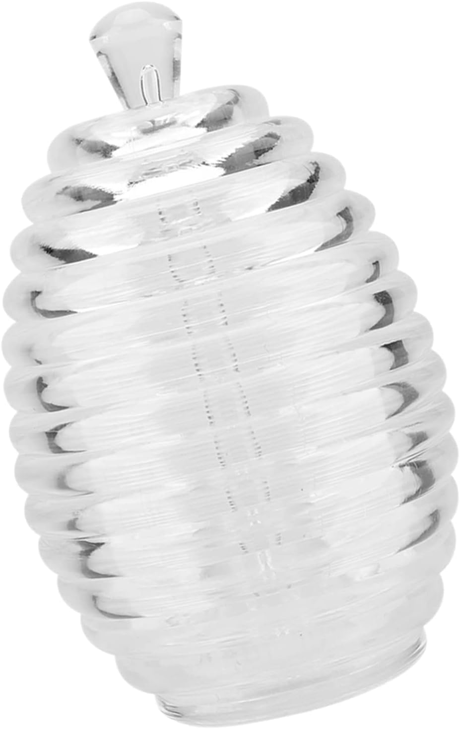 Qiilu Honey Pot With Dipper Glass Honey Jars With Dipper