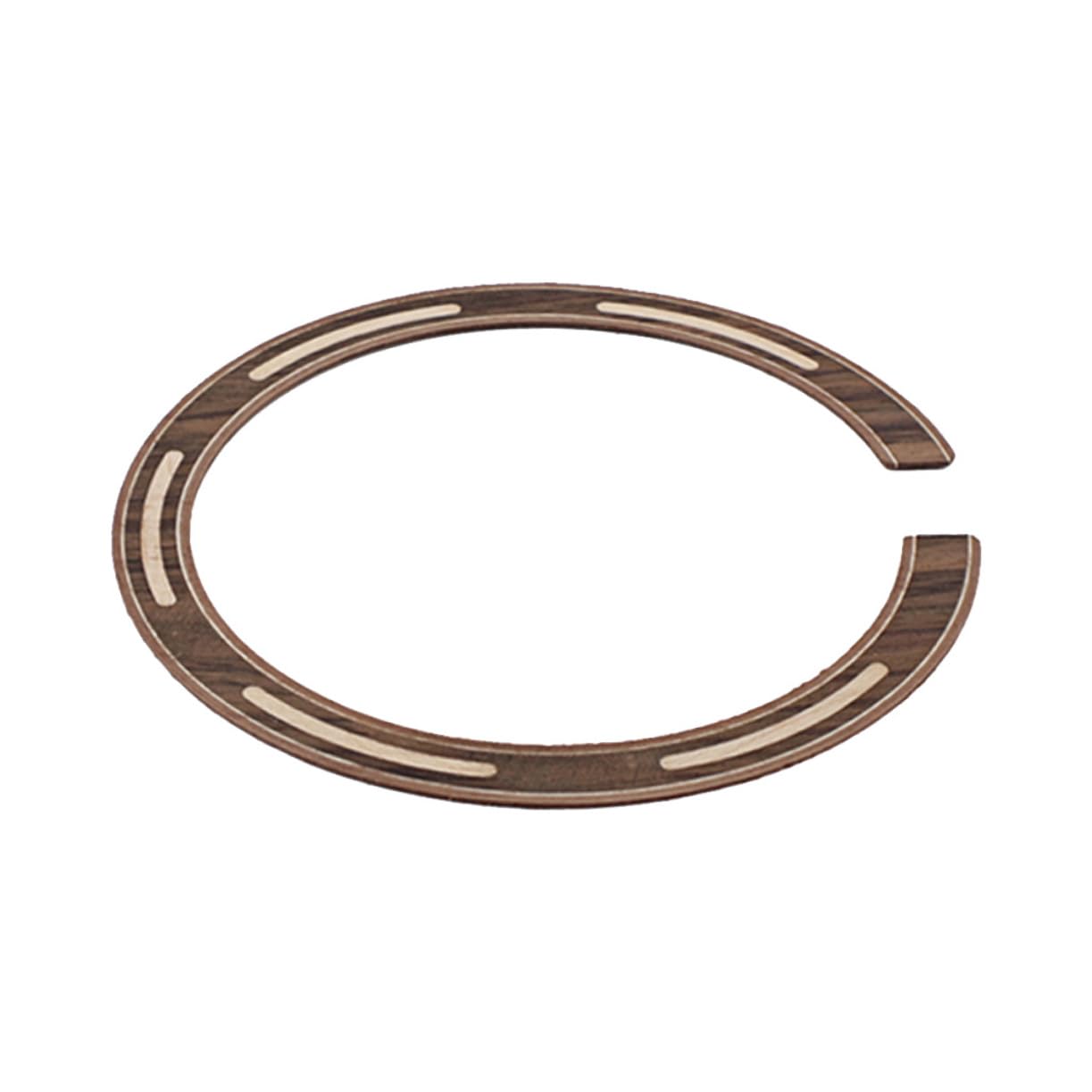 BESPORTBLE Rosewood Sound Rosette Decal Inlay Sticker for Acoustic Classical Guitar Durable Easy to Use Design Accessory for Guitars