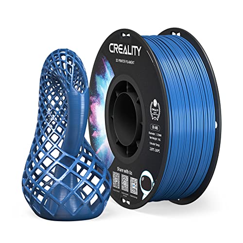 Image of Creality ABS 3D Printing Filament 1.75mm, Excellent Resistance, Odorless Non-Toxic, Stability, Tough, 1kg(2.2lbs) ABS Filament 1.75 for 3D Printer (Blue)