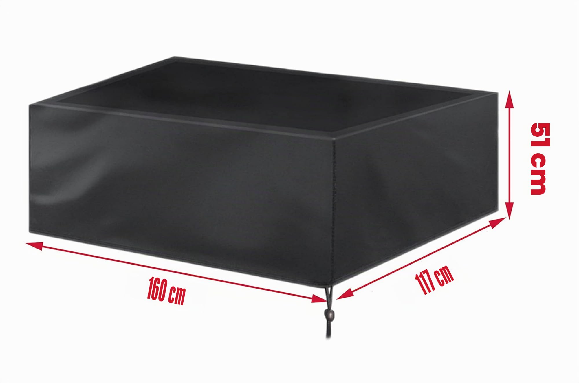 Kickertisch Tischkicker-Abdeckung aus 420D Oxford-Gewebe wasserdicht UV- und staubabweisend Tischfußball-Abdeckung 160 x 115 x 50 cm