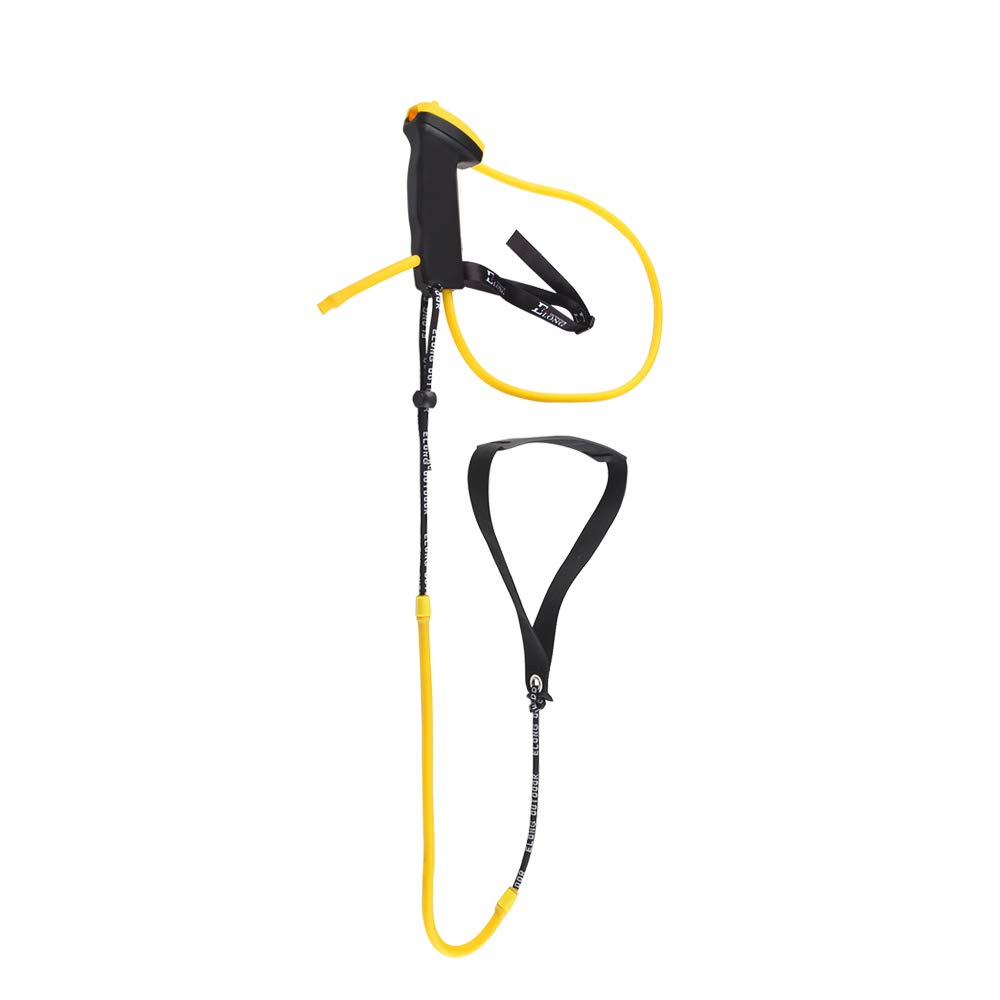 NIKA ARCHERY Fascia elastica per tiro con l'arco, per allenarsi, per esercizi di abilità per arco ricurvo, per adulti, principianti, esperti, colore giallo