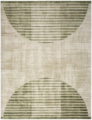 Tapete Decorativo Nourison 9' x 12' Ivory Olive miniatura 4